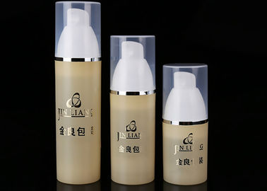 15ml 30mlの空気のない液体の基礎ポンプびん、空気のないびんWポンプ及びカバー