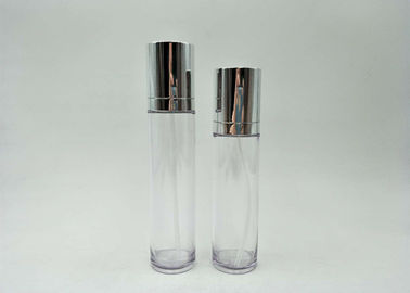 円形の化粧品PETGのびんの110ML/130MLプラスチックの絹のロゴの印刷